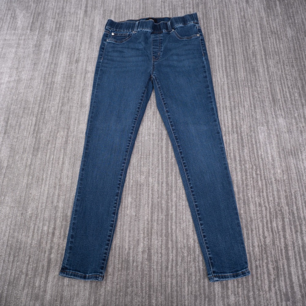 Quince Skinny Jeans Women Size M Blue Excellent Pull On Stretch Denim Leggings